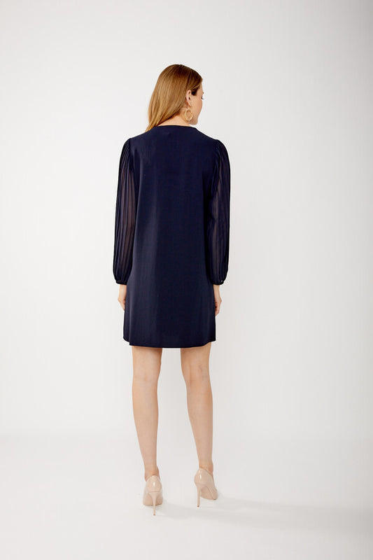 Joseph Ribkoff Casual V-neck Mini Dress Style 242022