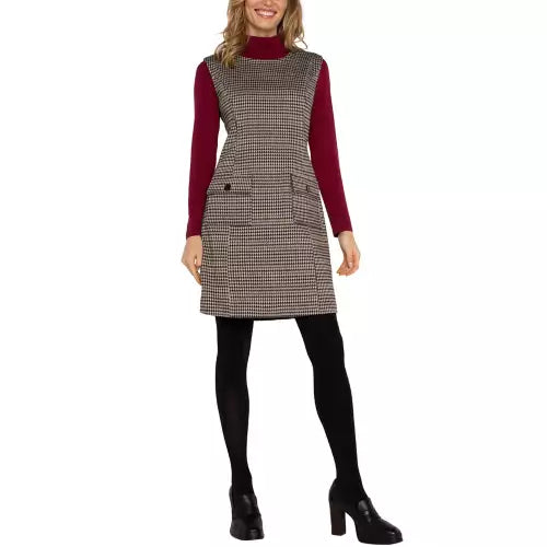 Liverpool Houndstooth Sheath Dress