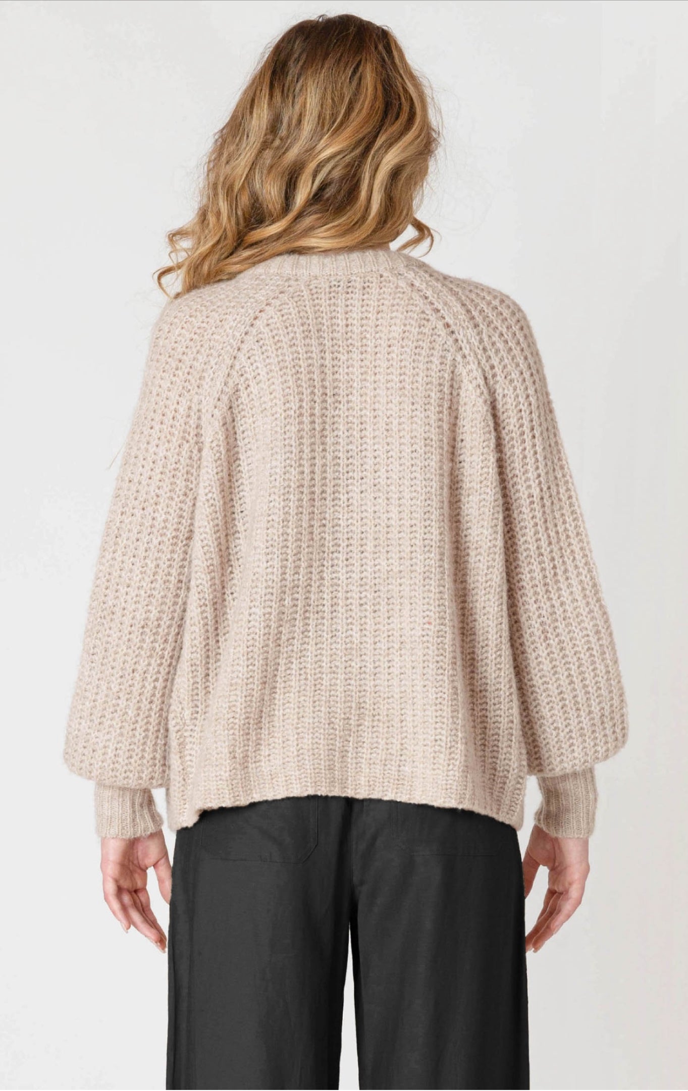 Dex Soft Oat Melange Cardigan