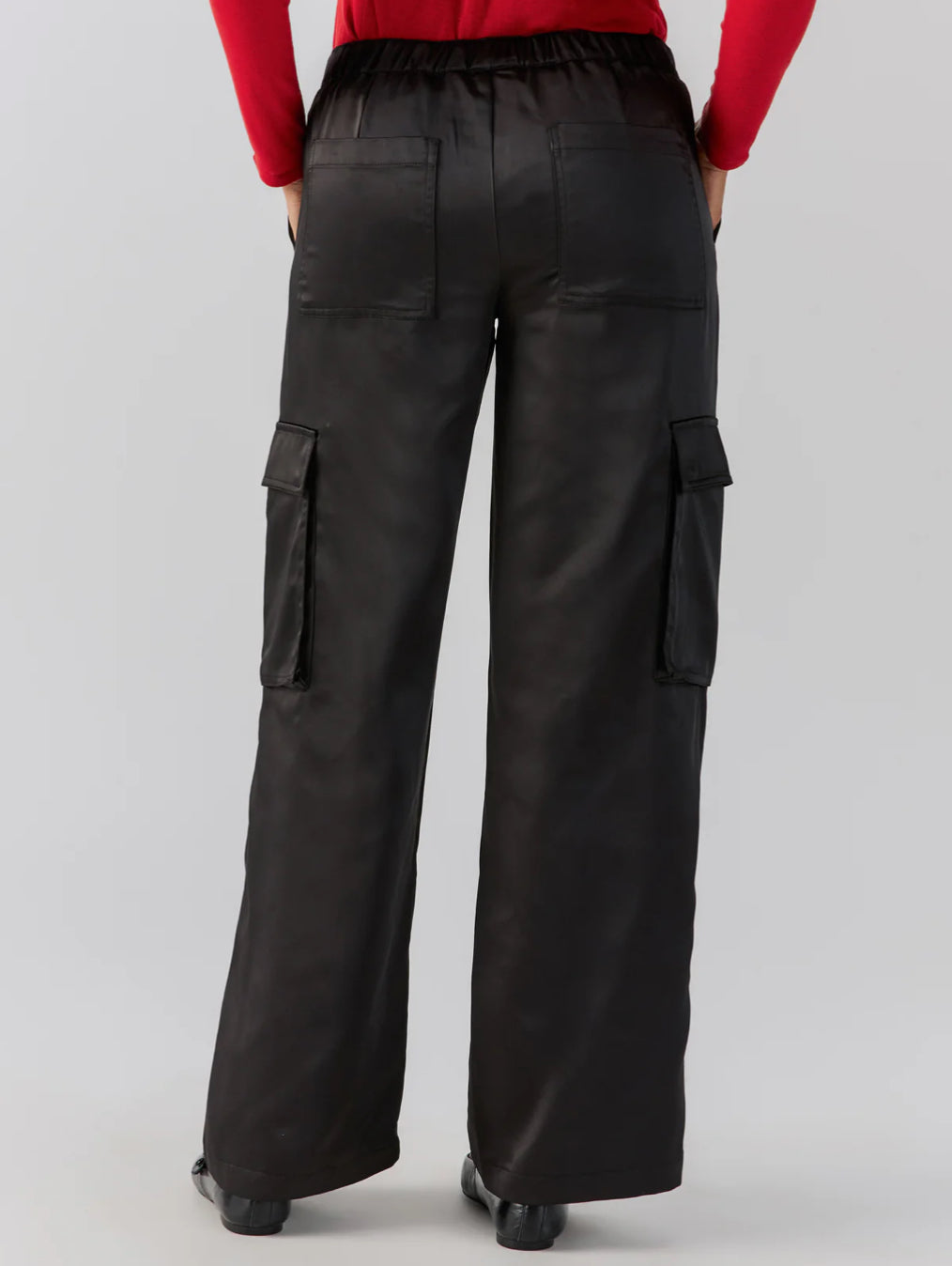 Sanctuary Satin Cargo Pants