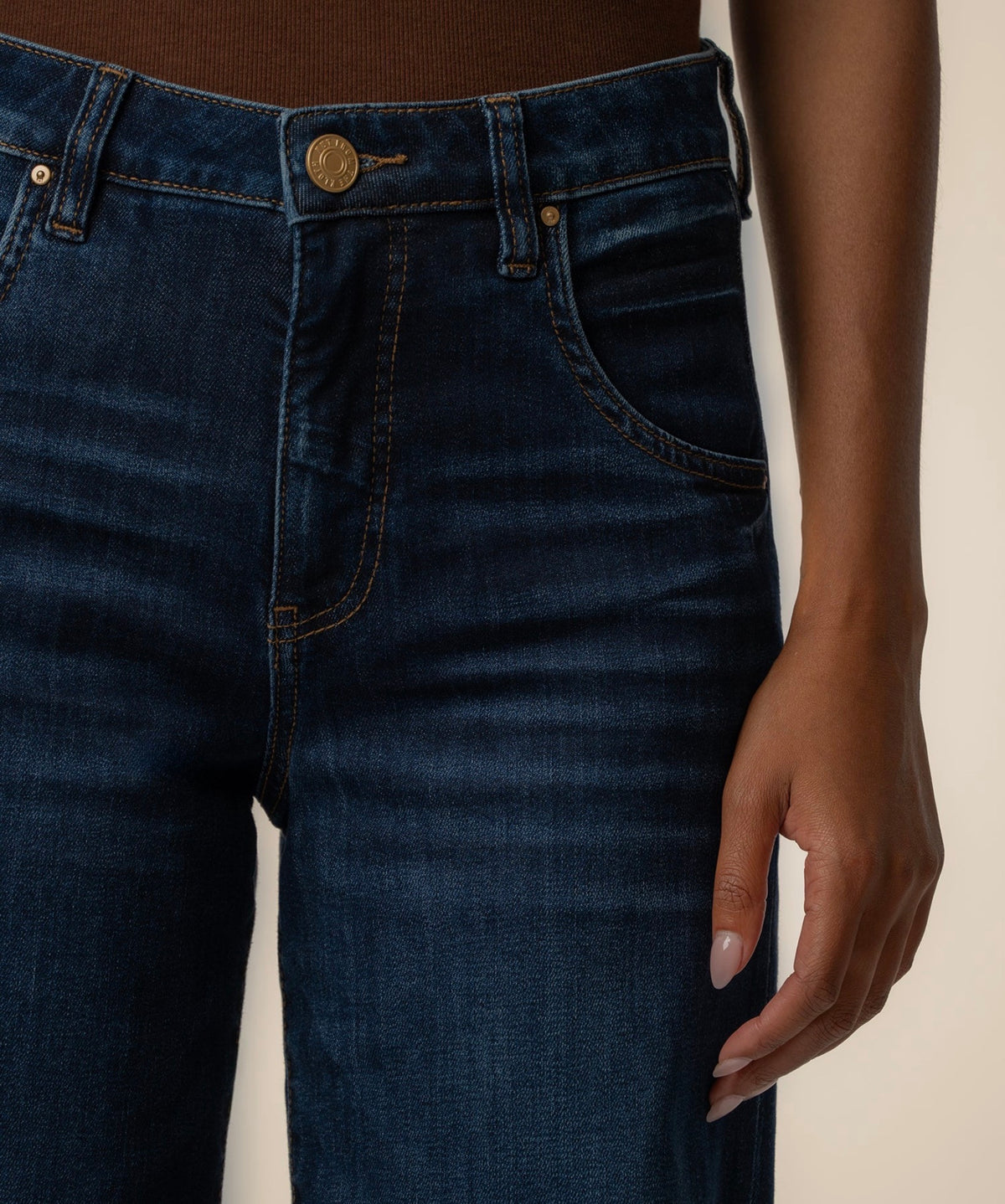 Kut Maya High Rise Wide Leg Jeans Angelically