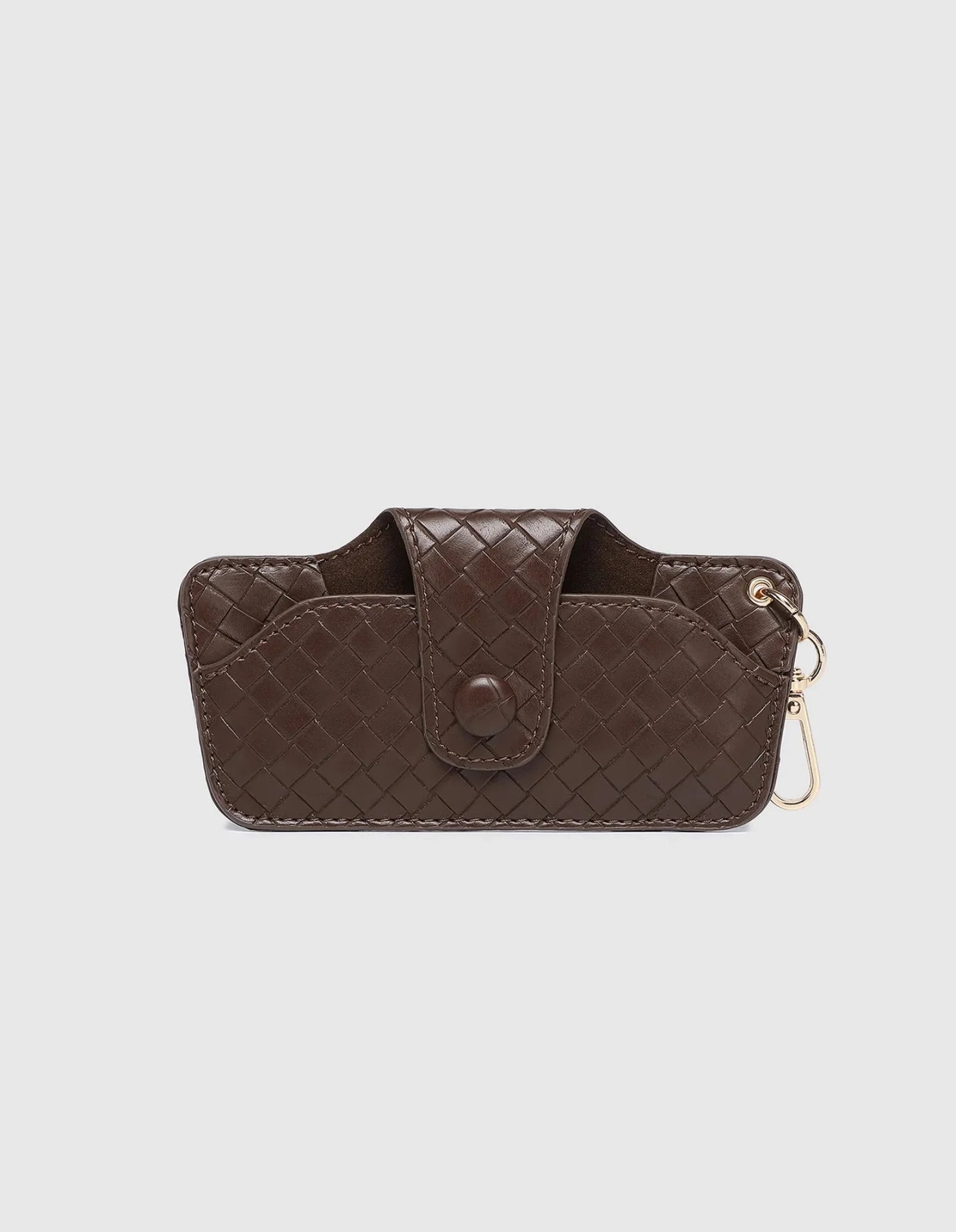 Louenhide Skittle Sunglasses Case Woven Chocolate