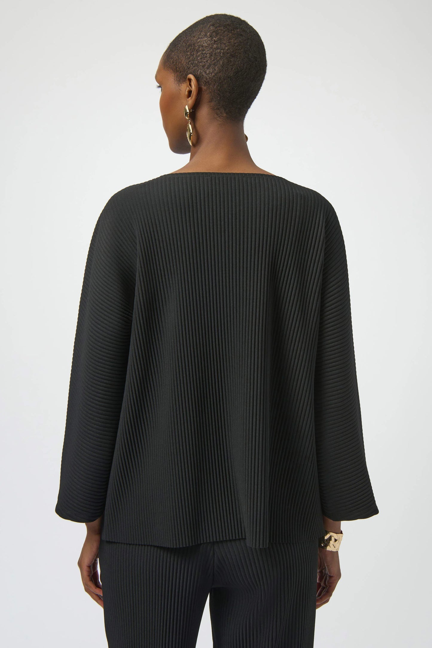 Joseph Ribkoff Pleated Scuba Crepe Boxy Top 254210
