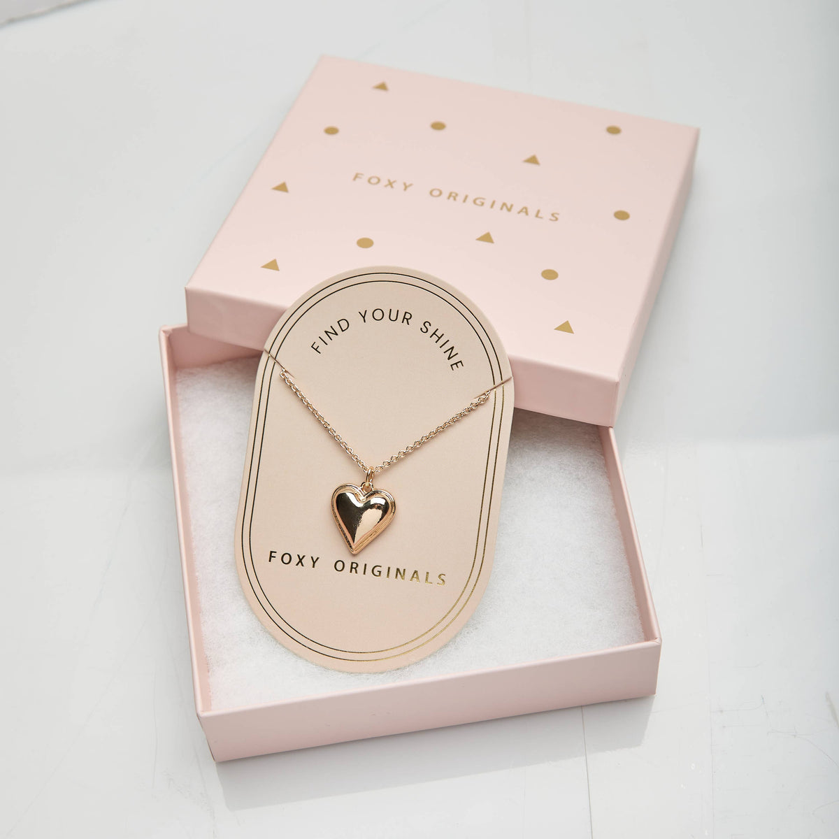Foxy Originals Sweetheart Necklace Yellow Gold