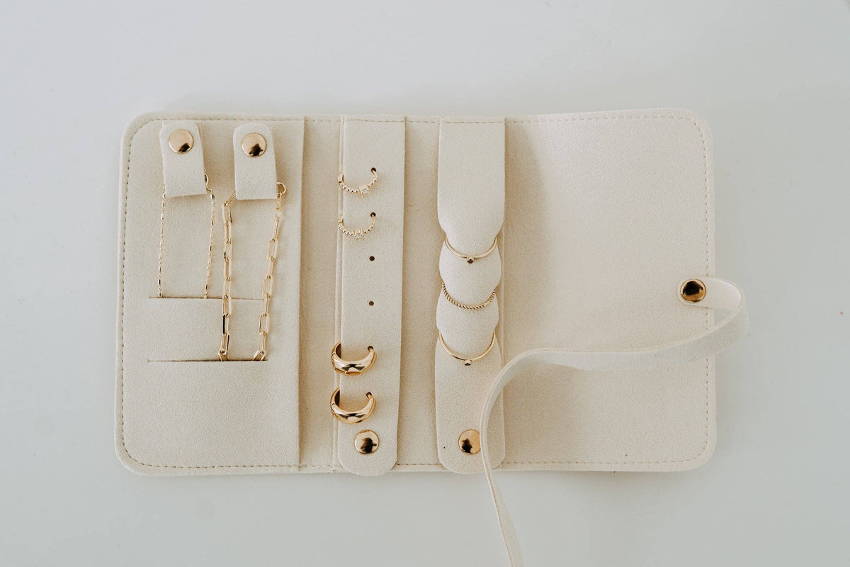 Sydney Rose Weekender Jewelry Case Ivory