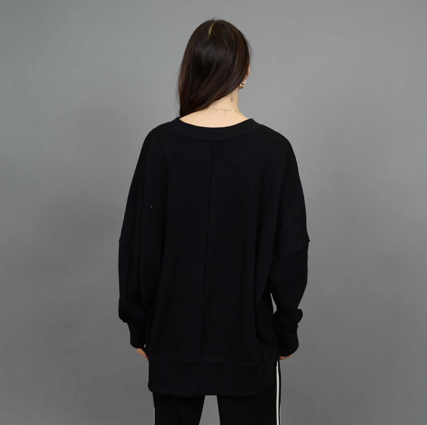 RD Style Mikku Oversized Waffle Crewneck