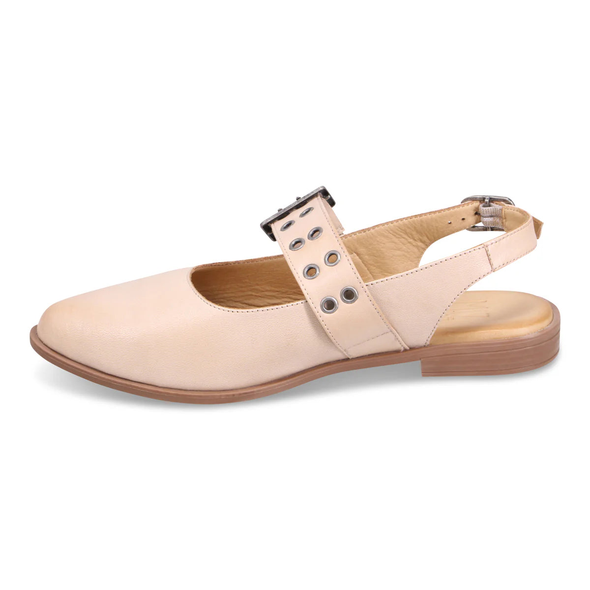 Miz Mooz Freya Slingback Flats Latte