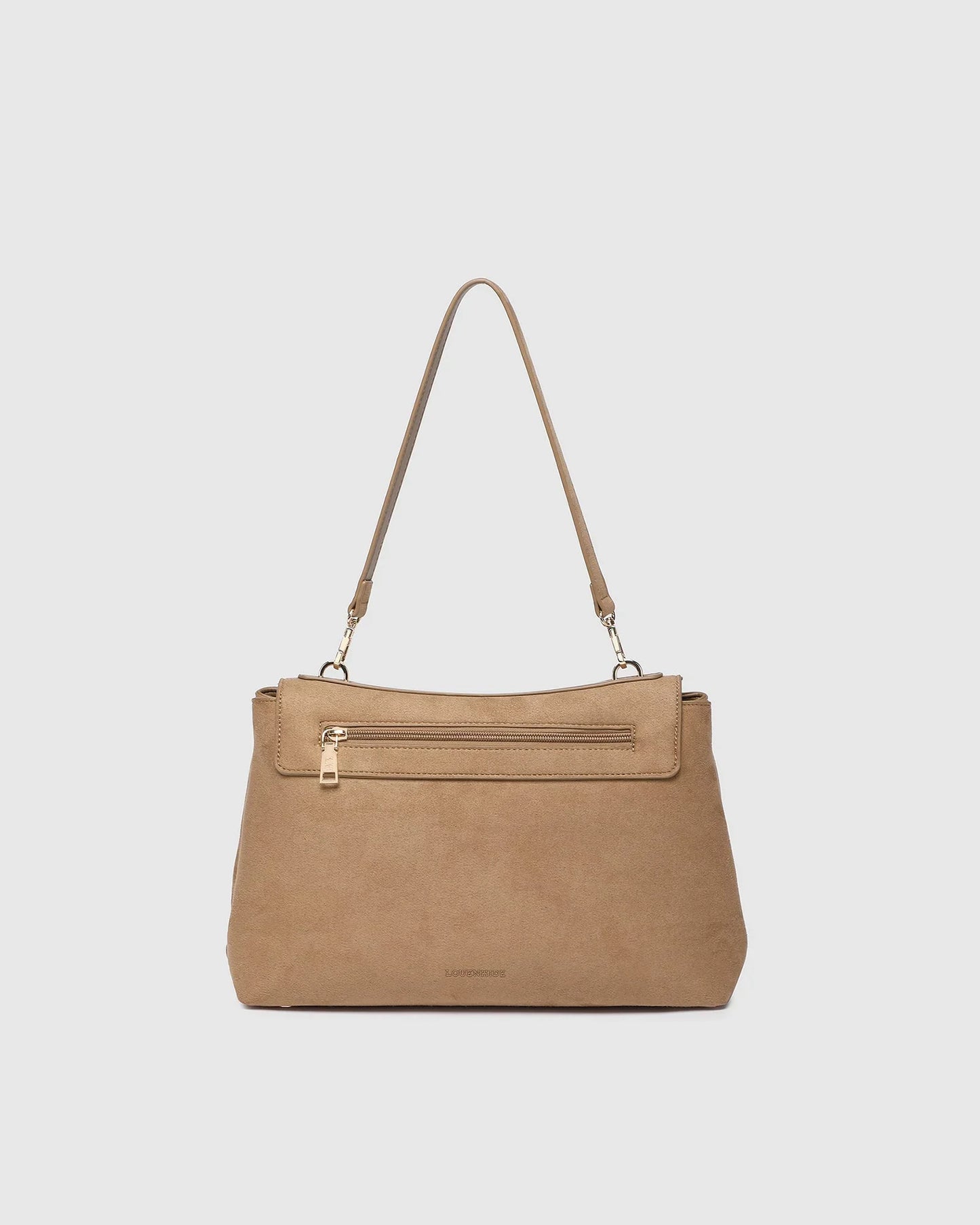 Louenhide Arden Suede Shoulder Bag Honey