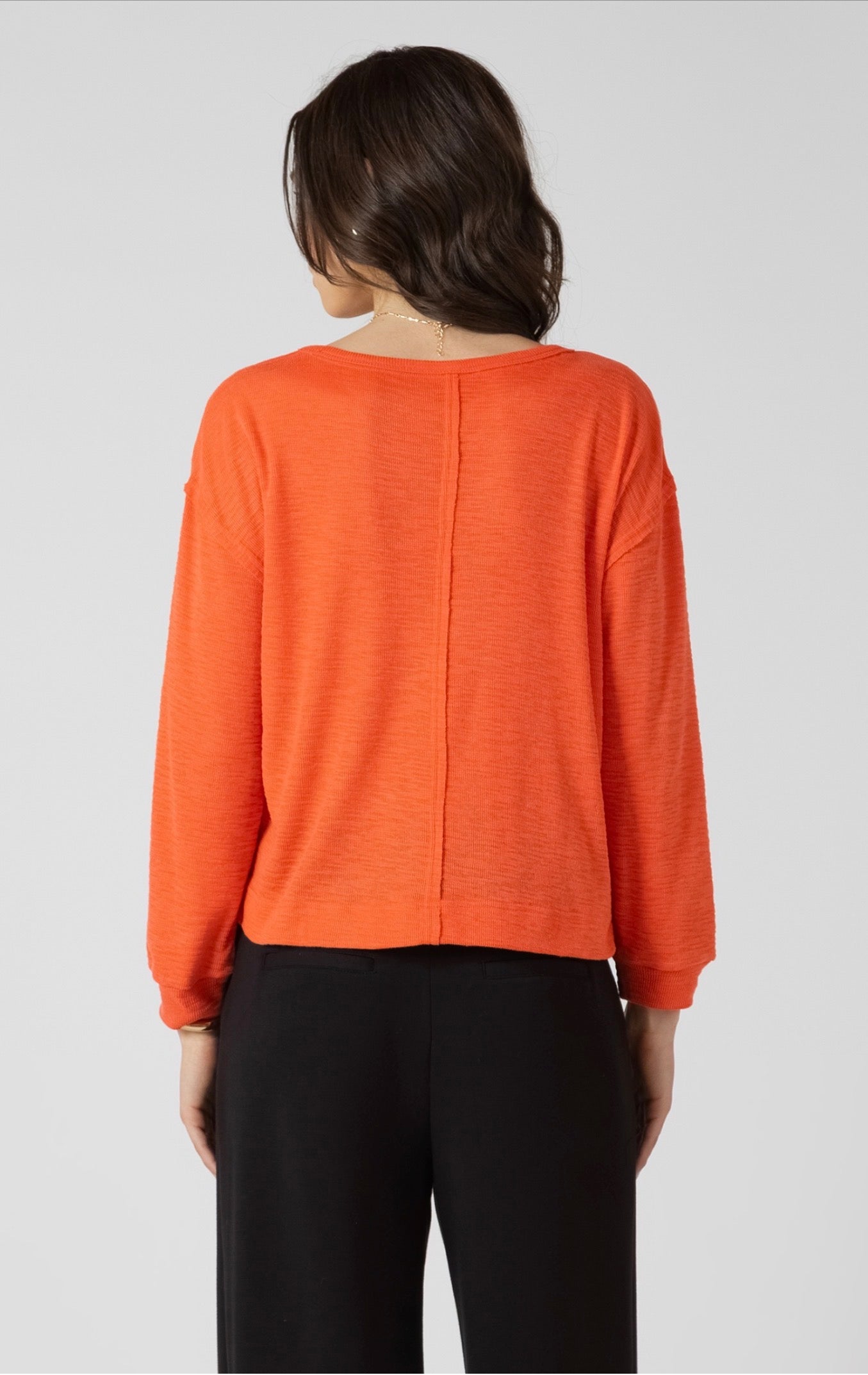 Dex Crewneck Sweatshirt Orange Burst