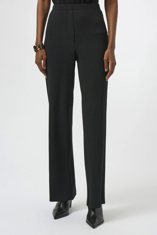 Joseph Ribkoff Pleated Scuba Crepe Wide-Leg Pants 254006