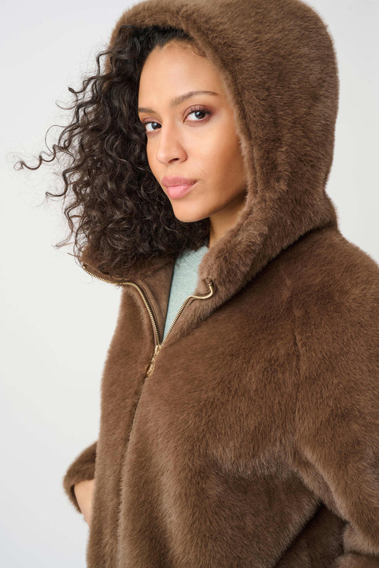 Faux Fur Hooded Coat
263914