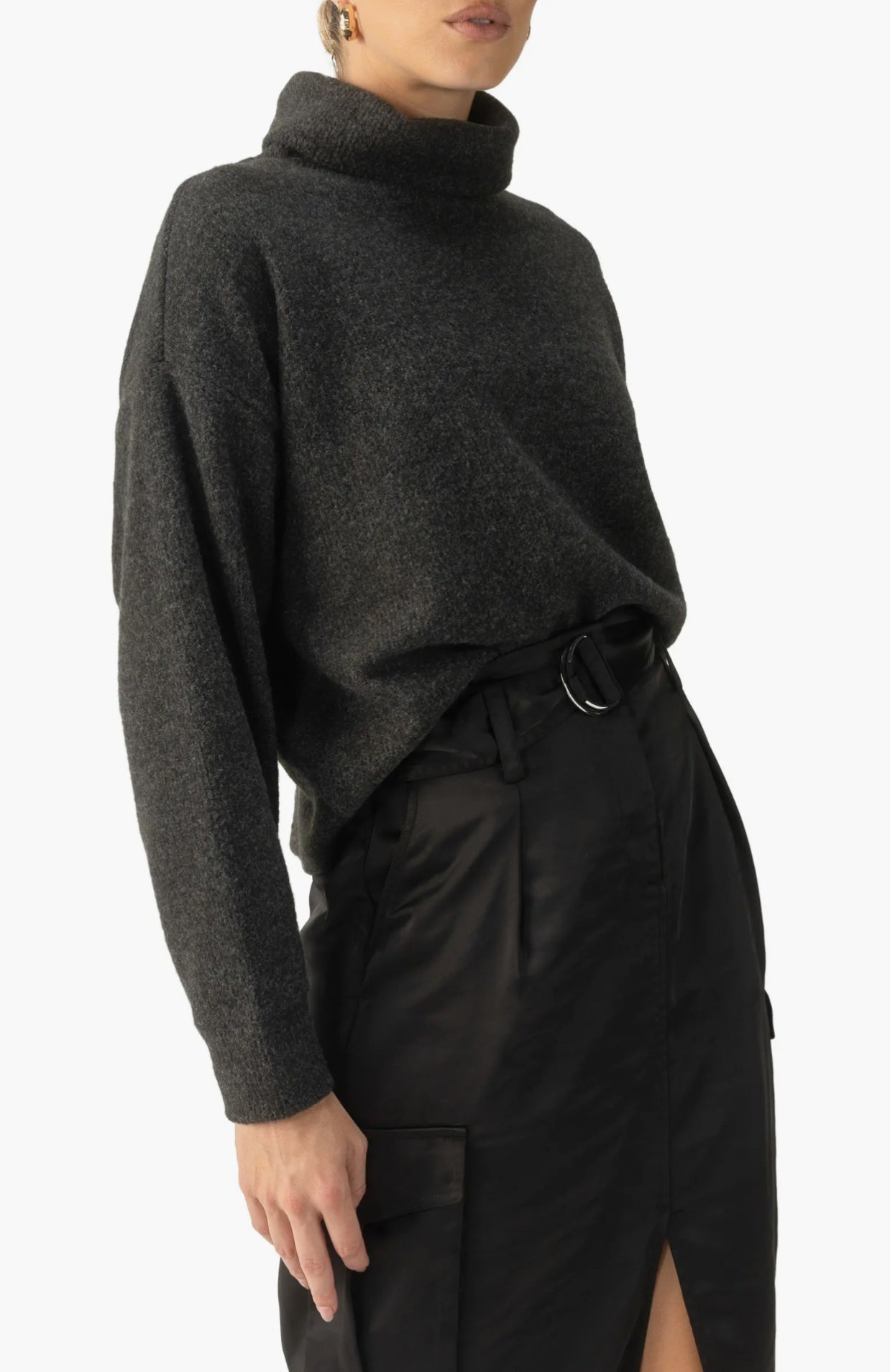 Sanctuary Everyday Cozy Sweater Charcoal