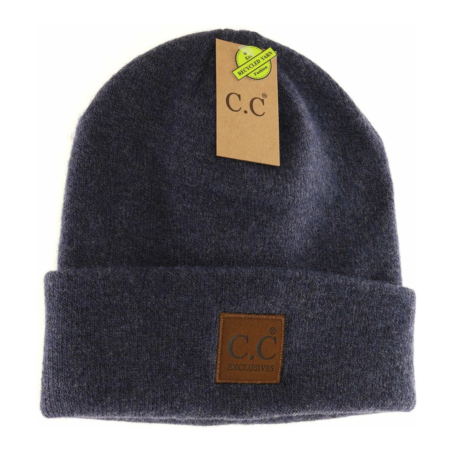 C.C Soft Ribbed Beanie Navy