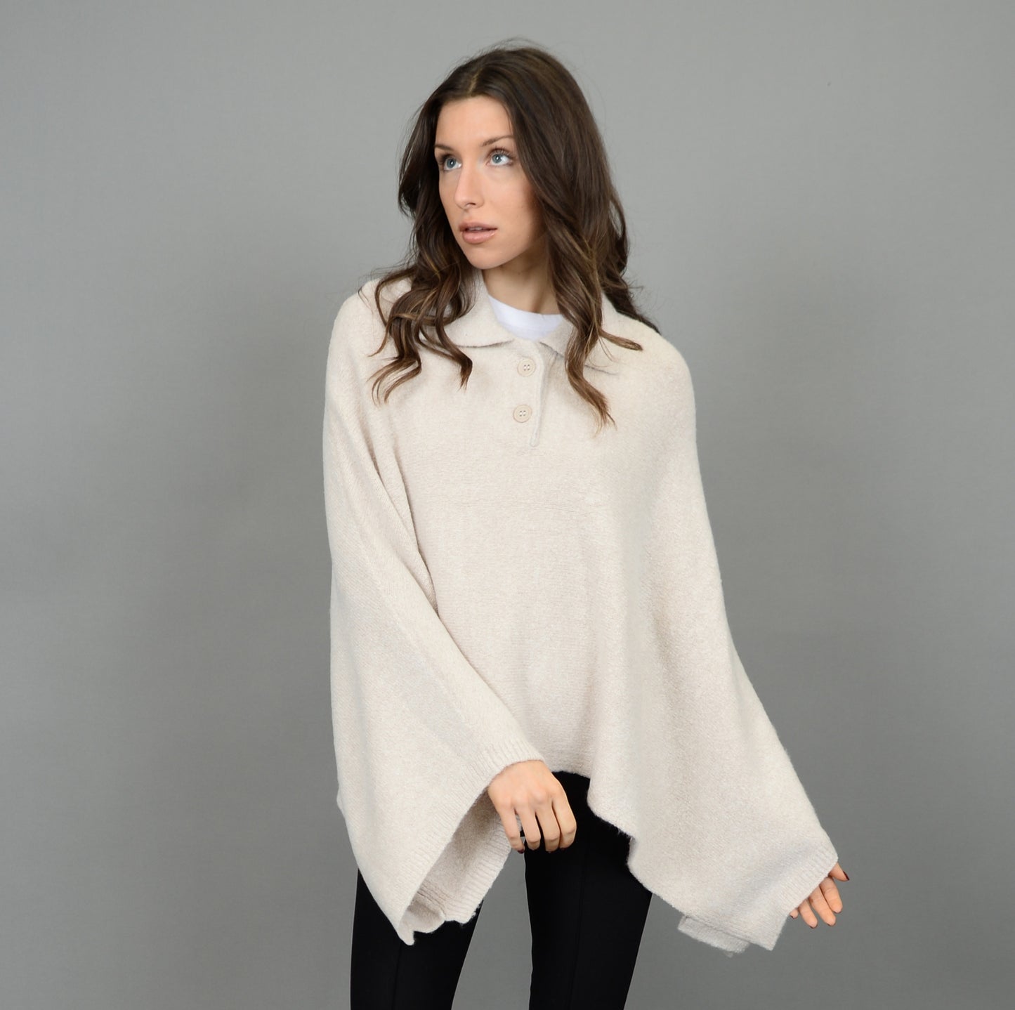 RD Style Rolita Poncho Sweater