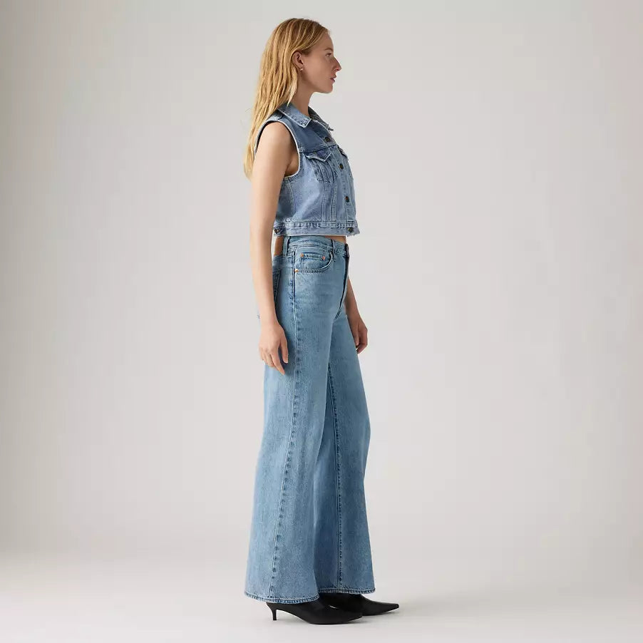 RIBCAGE WIDE LEG WOMEN'S JEANS
