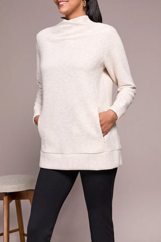 Tribal Invisible Pocket Tunic Sandstone