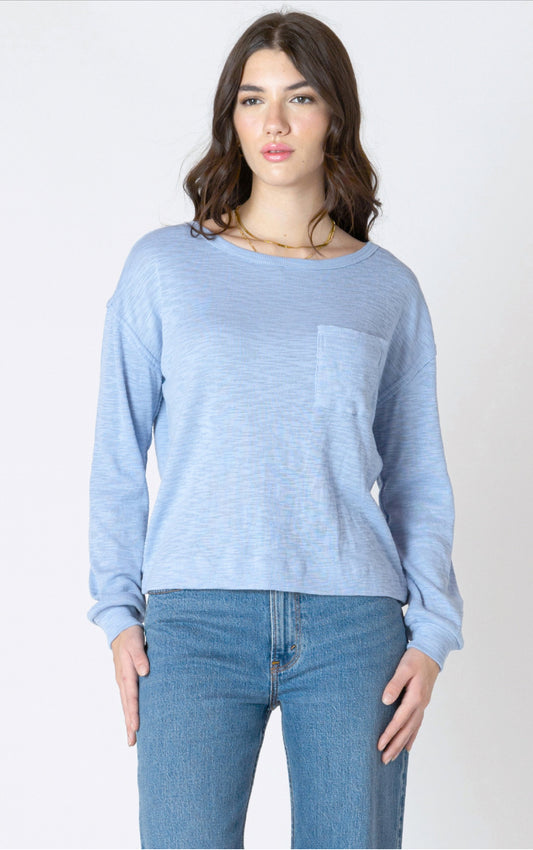 Dex Pocket Tee Long Sleeve Endless Sea