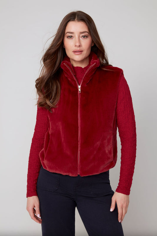 Renuar Faux Fur Vest Porto