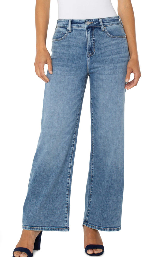 Liverpool Stride Hi-rise Wide Leg Jeans