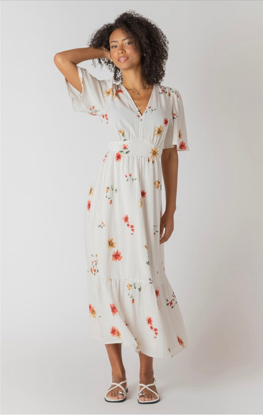 Room 34 Short Sleeve Maxi Dress