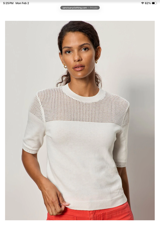 Sanctuary Mix Stitch Tee