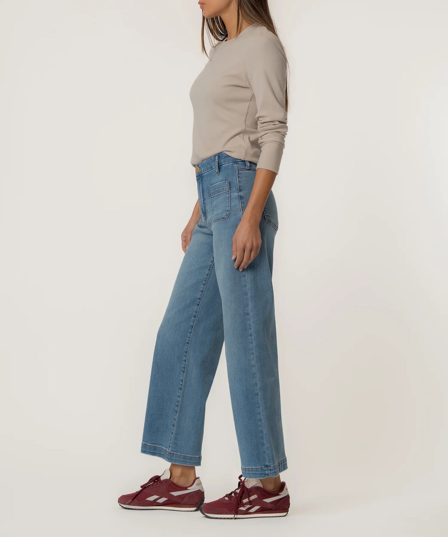 Kut Meg Wide Leg Jeans Totally