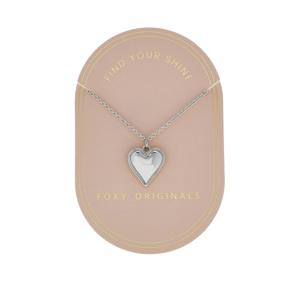 Foxy Originals Sweetheart Necklace Silver
