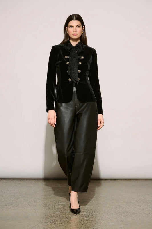 Joseph Ribkoff Edit 57 Leatherette Barrel Leg Pants