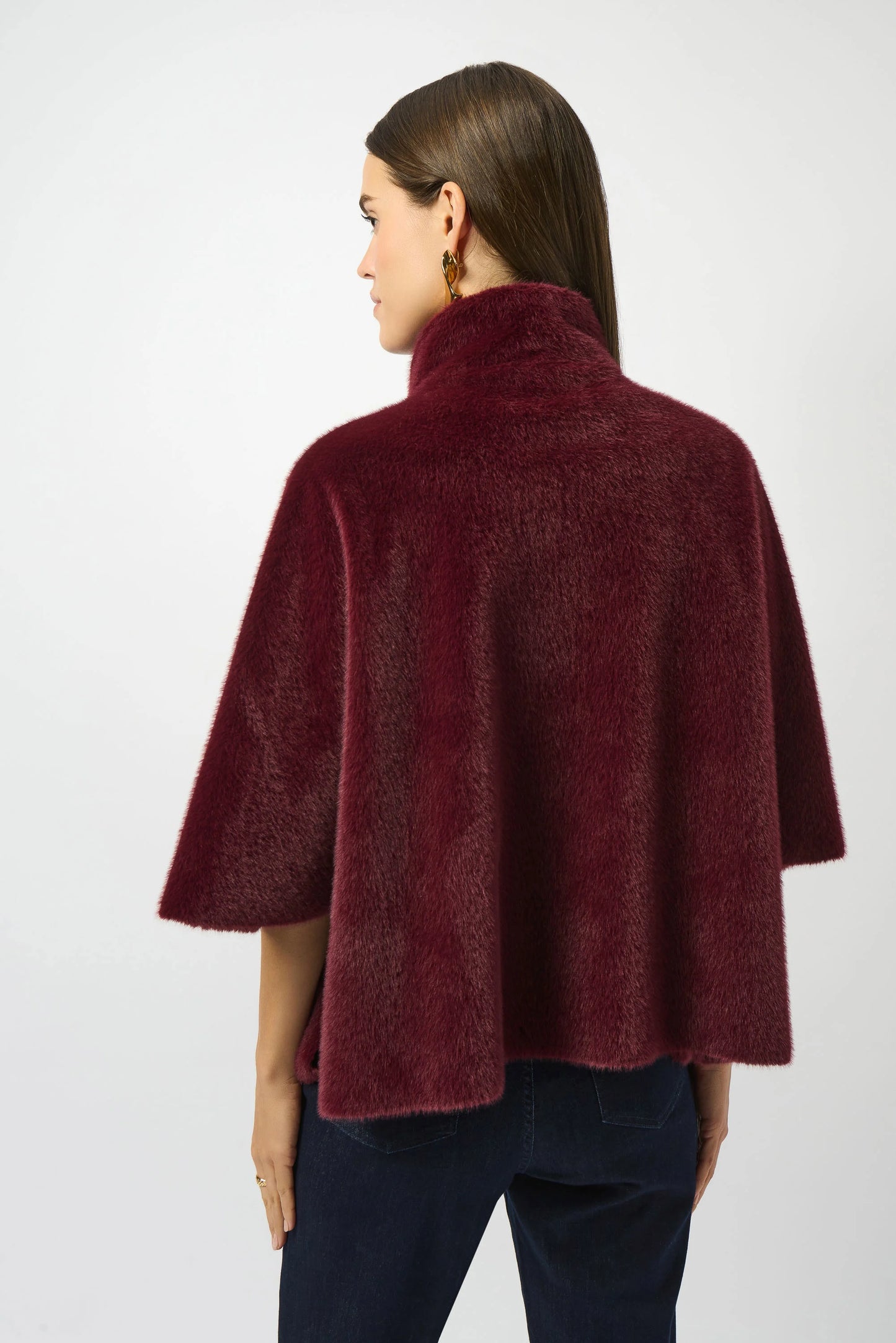 Joseph Ribkoff Bonded Faux Fur Suede Jacket 253924