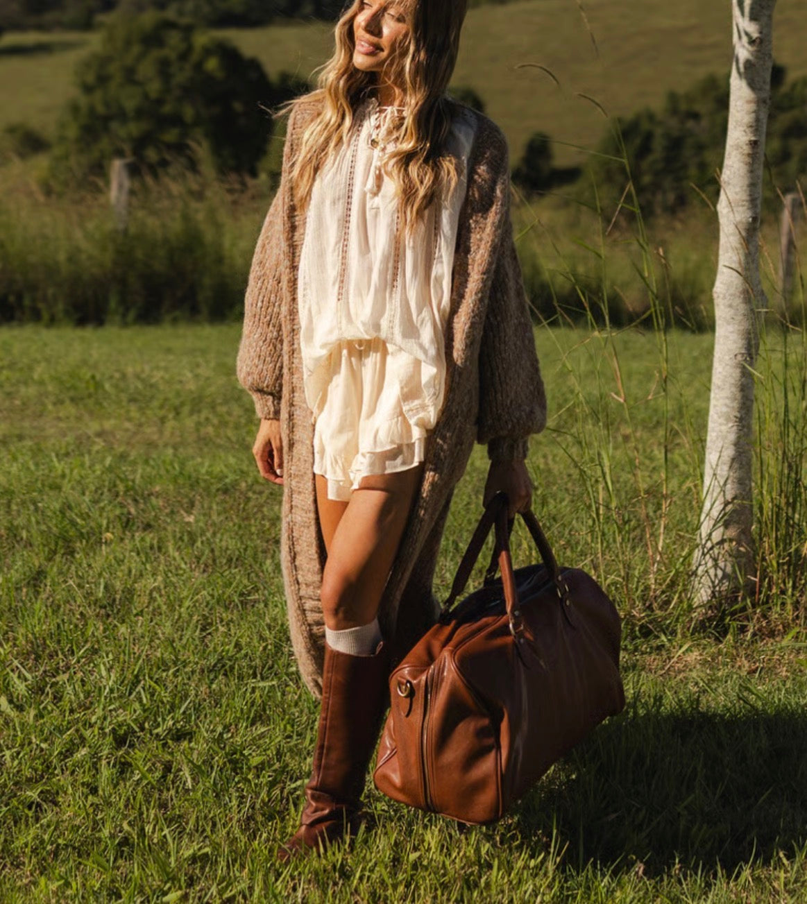 Louenhide Cooper Travel Bag Cognac