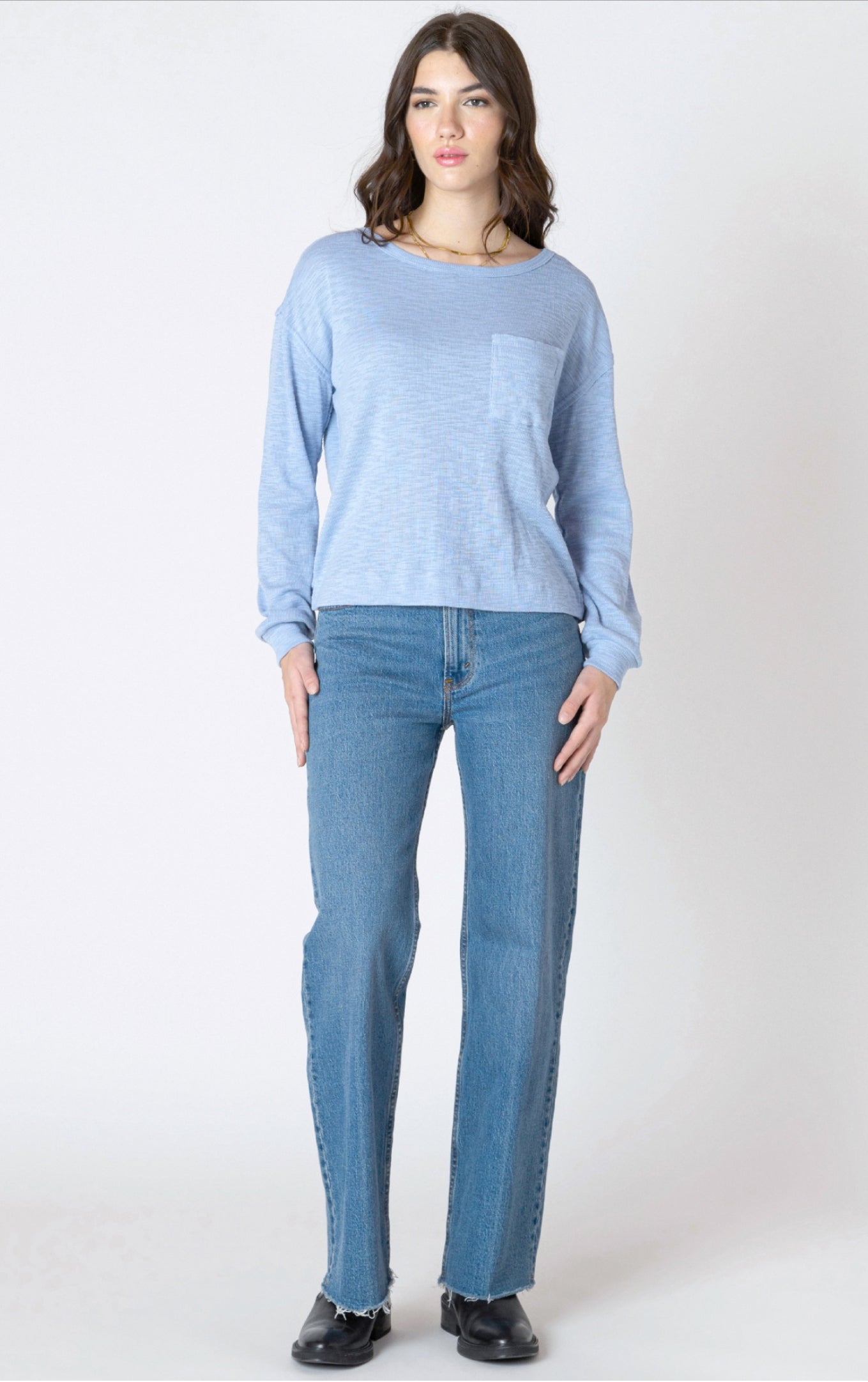 Dex Pocket Tee Long Sleeve Endless Sea