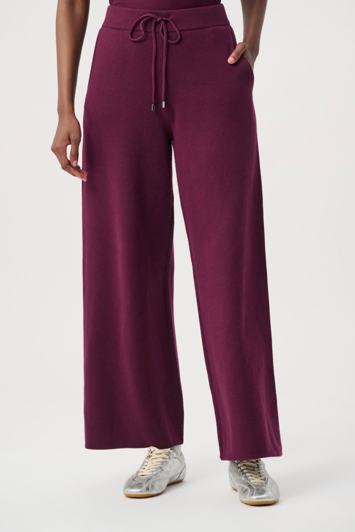 Joseph Ribkoff Drawstring Sweater Pant Elderberry 264617