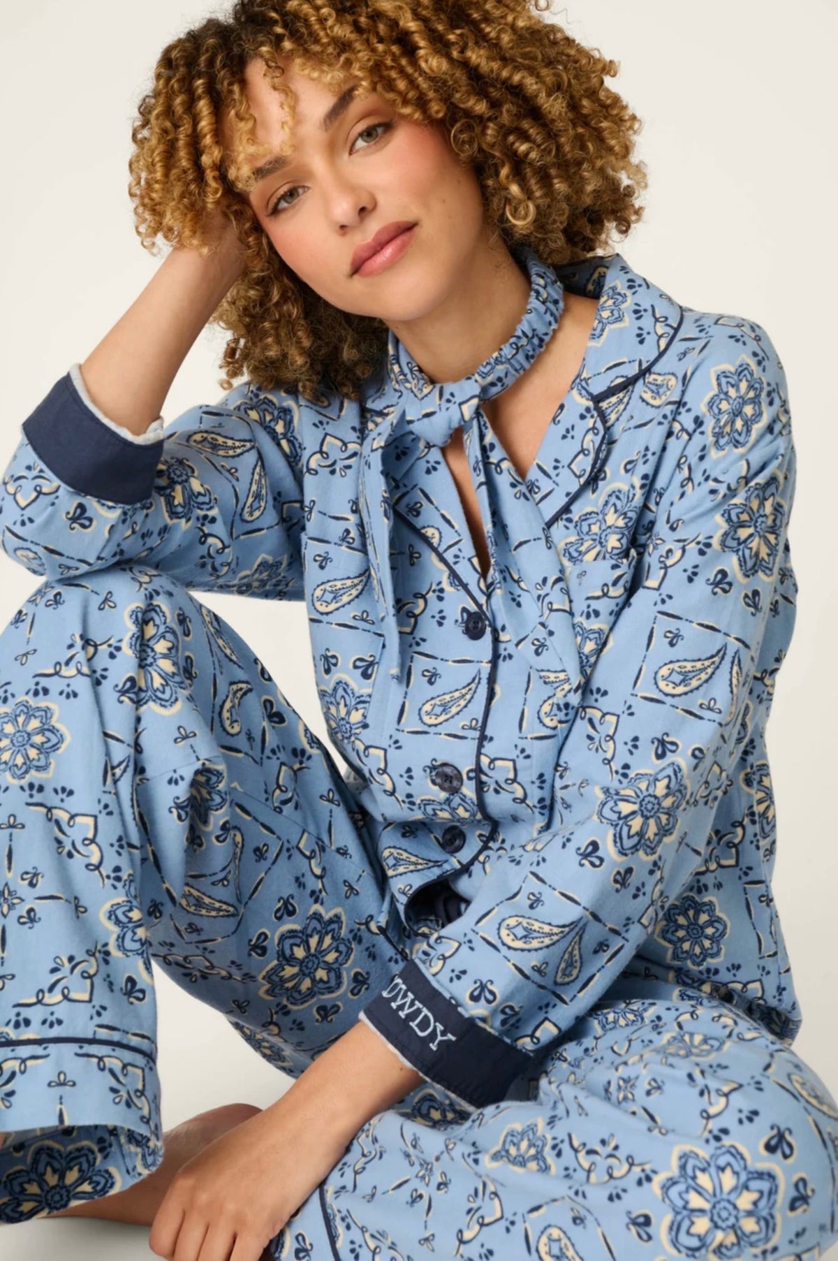 PJ Salvage Howdy Flannel Pj Set