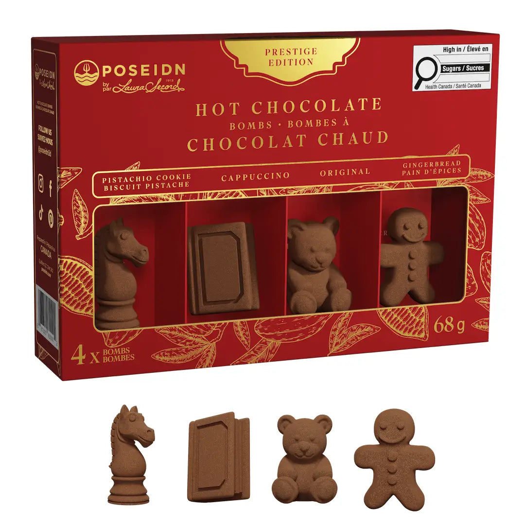Poseidn Ruby Hot Chocolate Bomb Pack