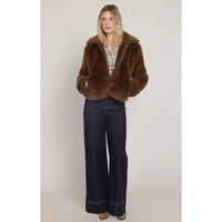ROOM 34 FAUX FUR COAT