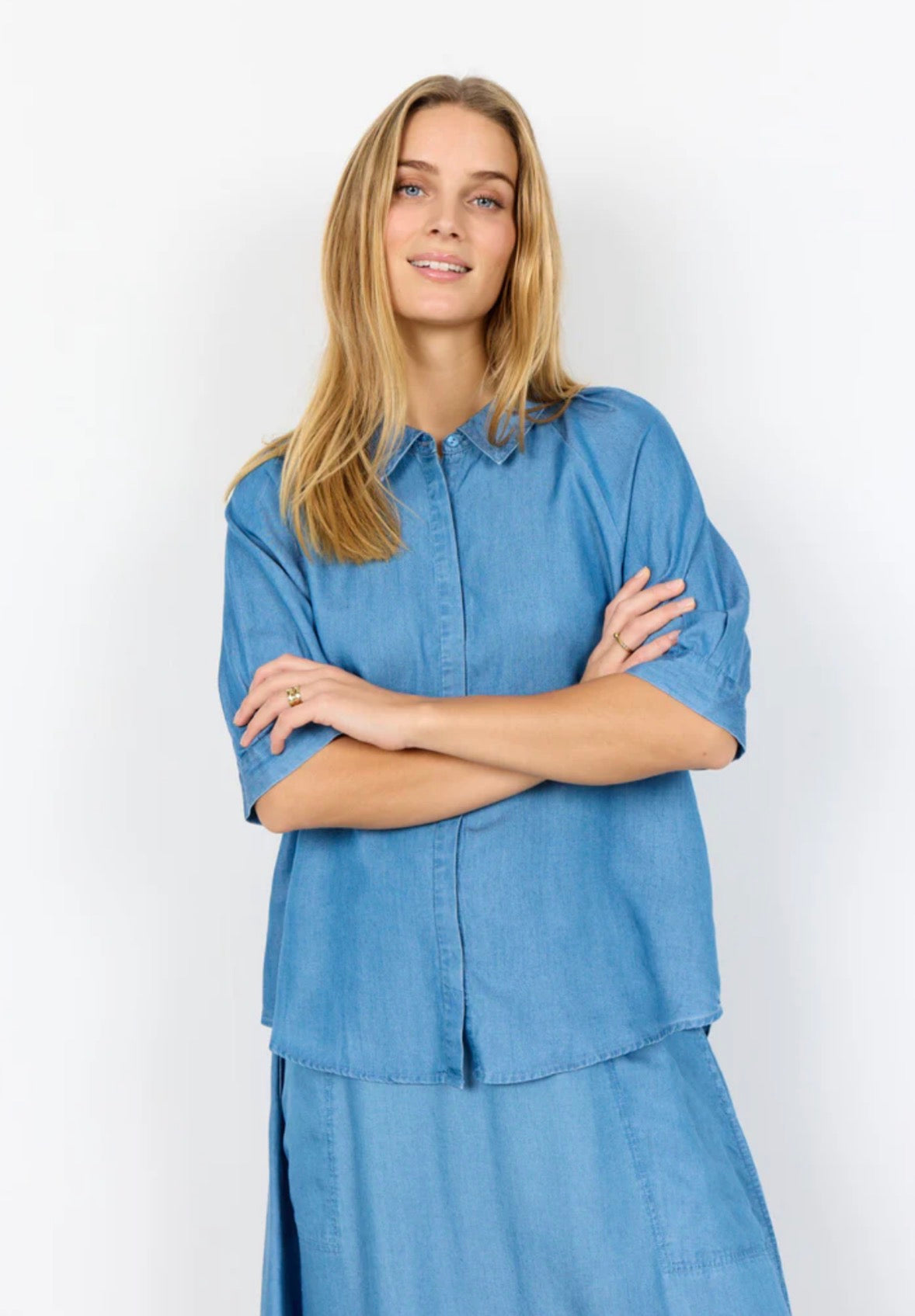 Soya Concept Liv Shirt Light Blue