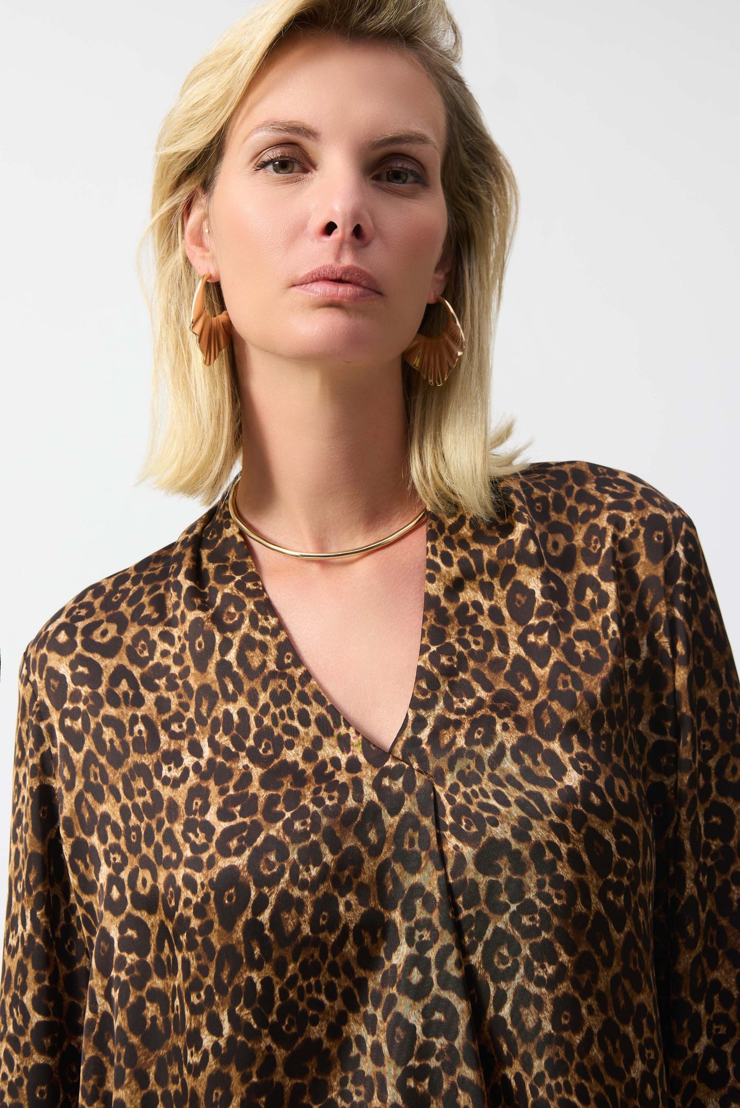 Satin Animal Print Top
244253