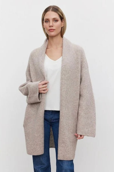 Velvet Calli Cardigan Oat