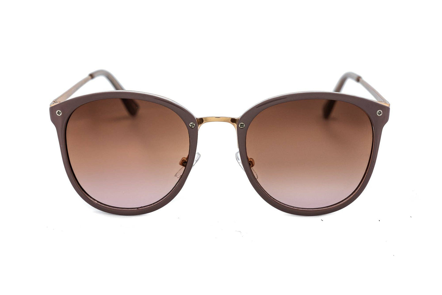 Bolero Soraya Round Brown Gradient Sunglasses Nude / Brown