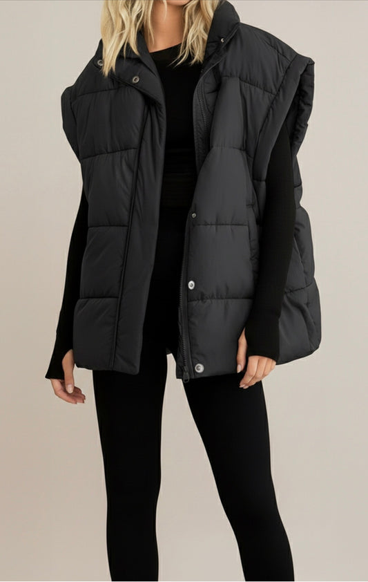 Room 34 Quilted Boxy Vest
