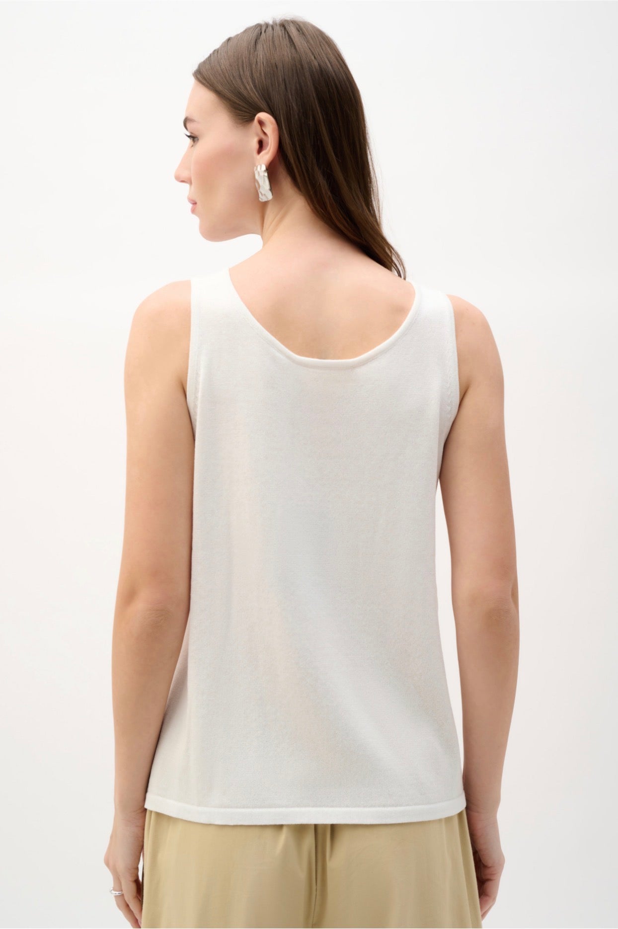 Joseph Ribkoff Embellished Knit Camisole Vanilla 262957