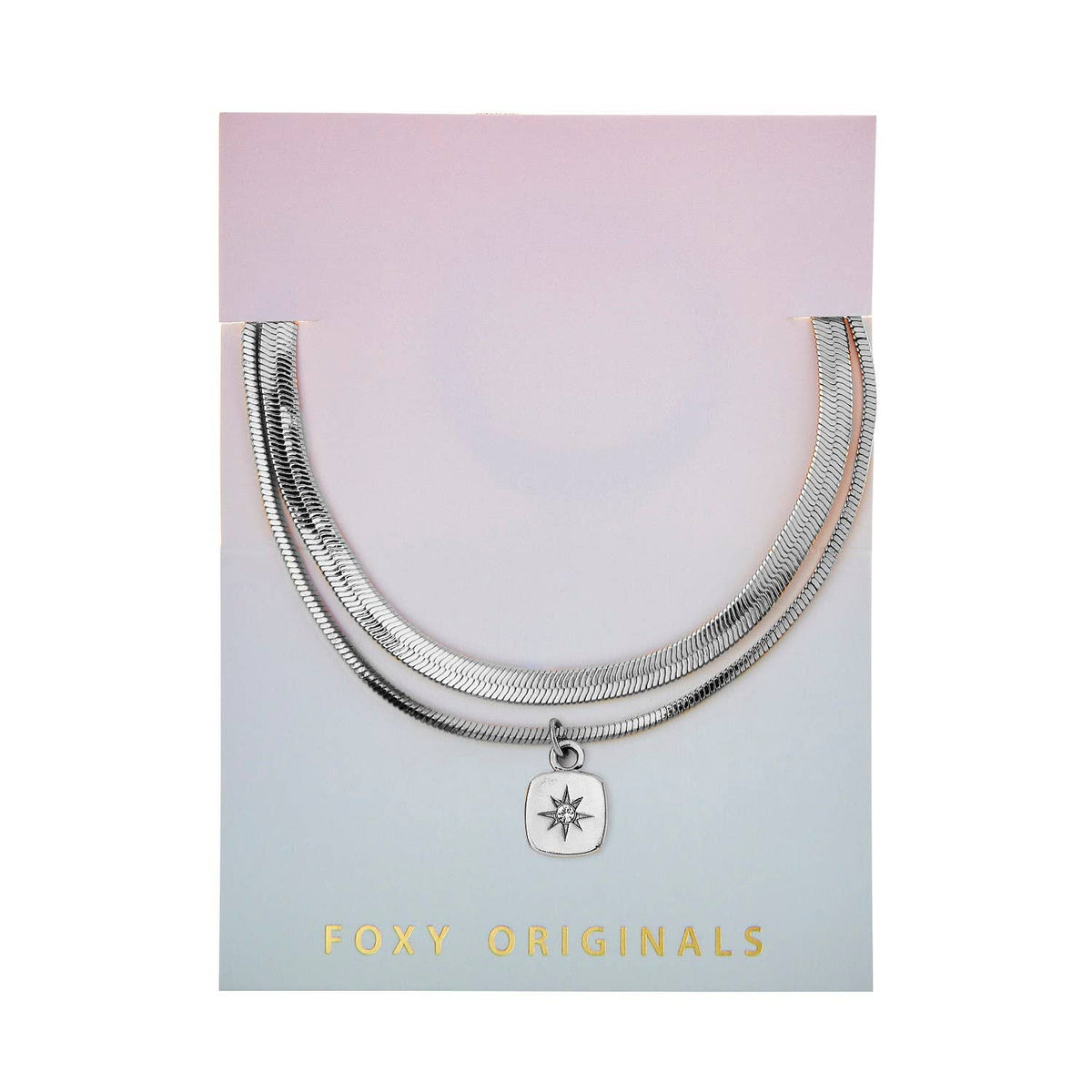 Foxy Originals Nova Starburst Adjustable Charm Bracelet Silver