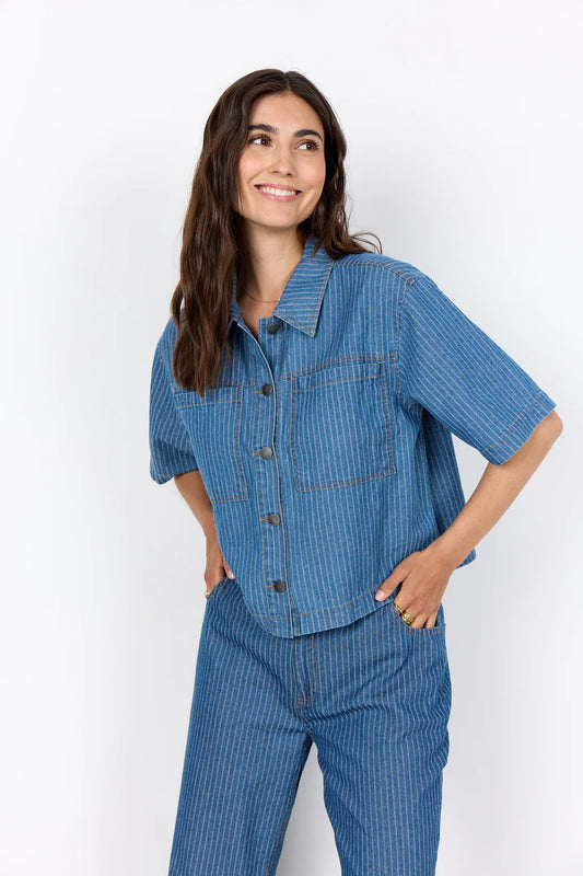 Soya Concept Caisho Denim Top