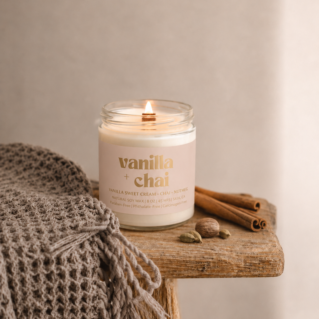 Prairie Creek Candles Vanilla Chai Soy Candle