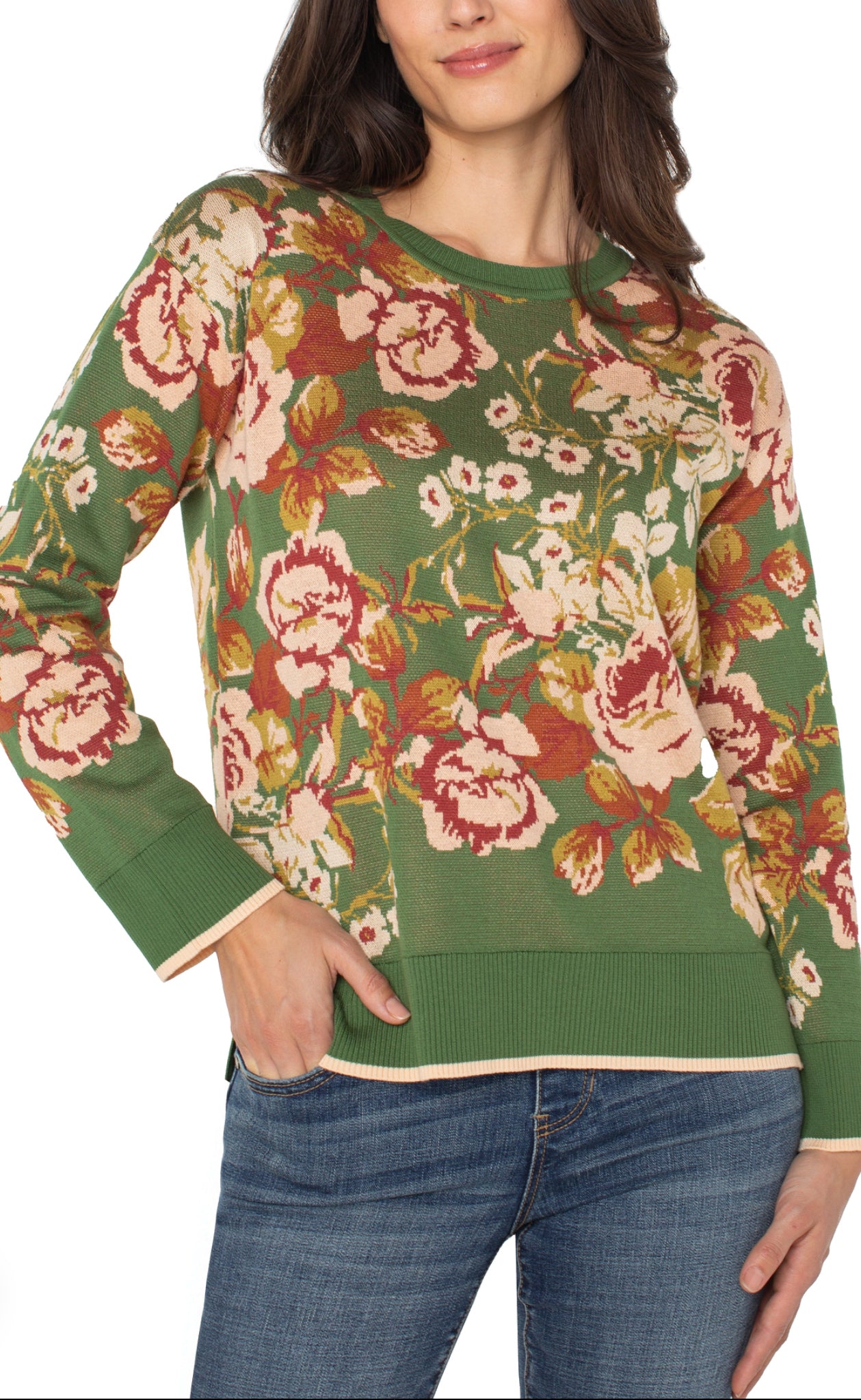 Liverpool Floral Crewneck Sweater