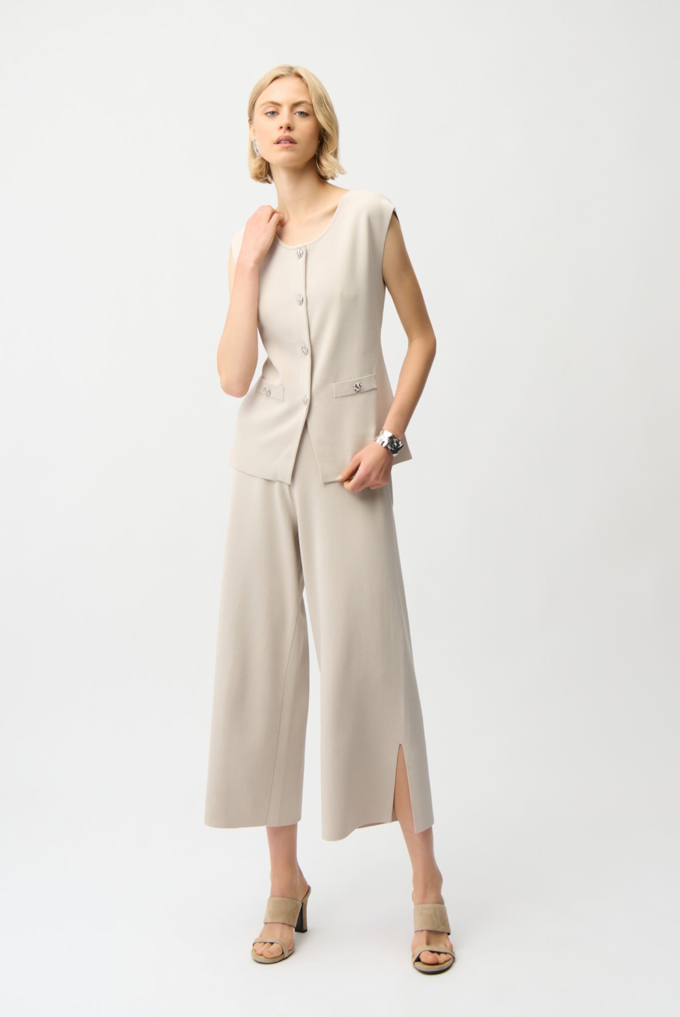Joseph Ribkoff Viscose Blend Culotte Pants 261943