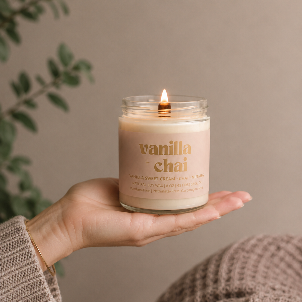 Prairie Creek Candles Vanilla Chai Soy Candle