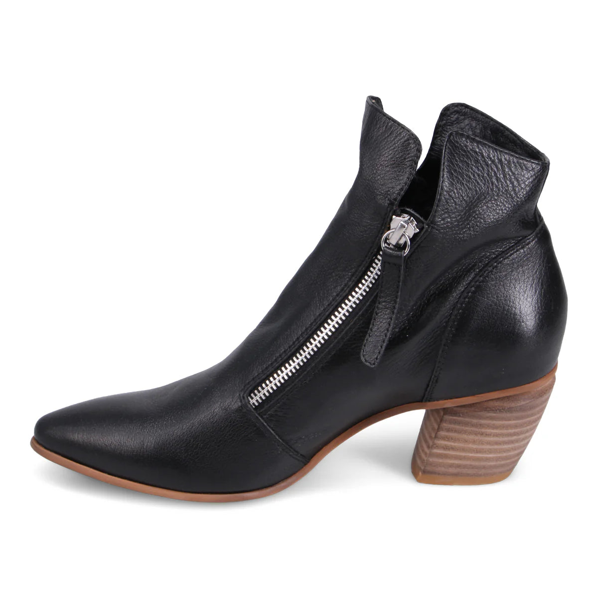 Django & Juliette Jazzy Heeled Boot Black