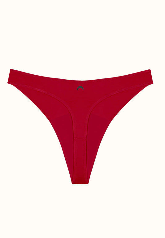 Huha High Rise Thong Mineral Undies Red