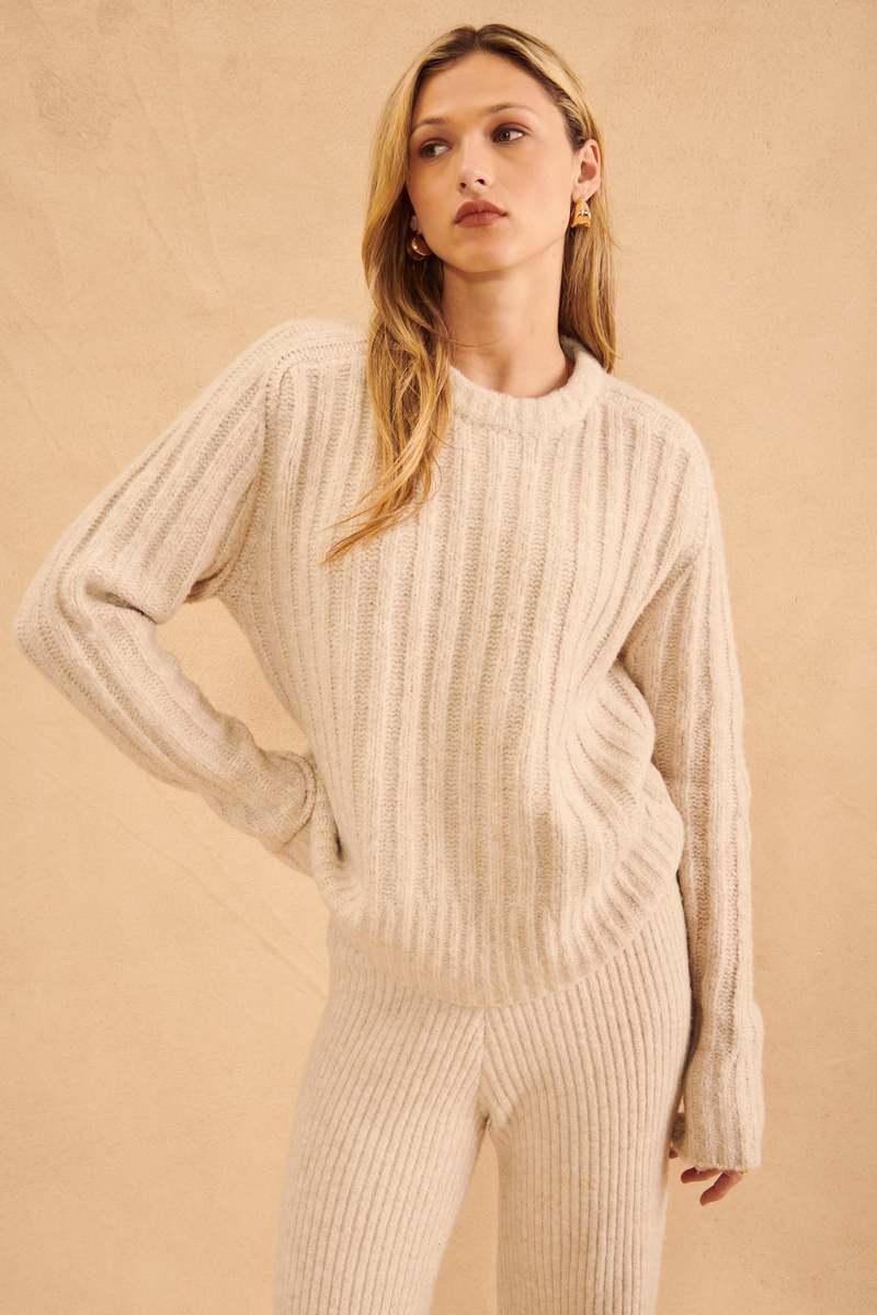 John & Jenn Elias Sweater Birch